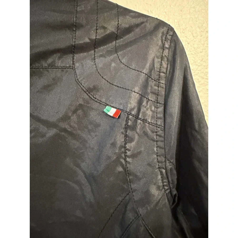 Puma Scuderia Ferrari Mens Black Lightweight Bomber Racing Jacket Size Medium